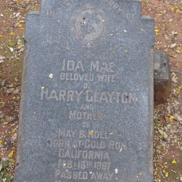 CLAYTON Ida May 1867-1932