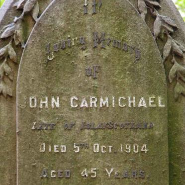 CARMICHAEL John -1904