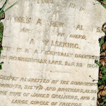 CHALMERS James Andrew -1904 :: LEEKING Harry -1904