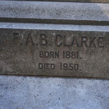 CLARKE Rose -1907 :: CLARKE F.A.B. 1881-1950