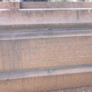 CLOETE Alexander Josias 1855-1898