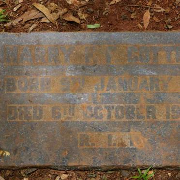 COTTRELL Harry F.F. 1883-1946