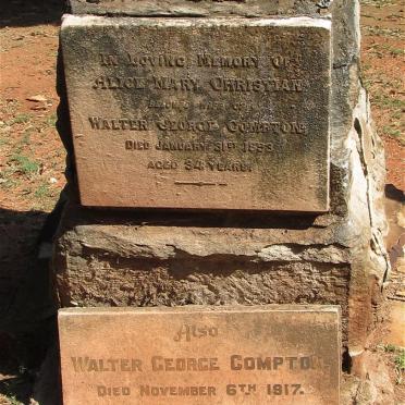 COMPTON Walter George -1917 &amp; Alice Mary Christiana -1893