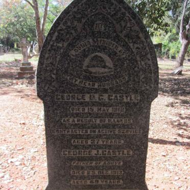 CASTLE George J. -1913 :: CASTLE George D.G. -1918