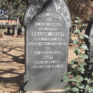 DUNN William Grant 1889-1967 &amp; Mary 1889-1981