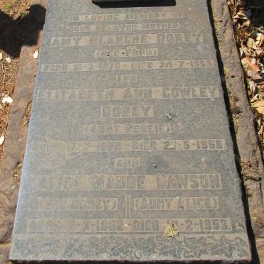 DOREY Amy Blanche nee FORD 1870-1953 :: DOREY Elizabeth Ann 1858-1958 :: DAWSON Alice Maude nee DOREY 1862-1953