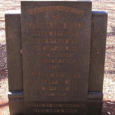 ESTMENT James 1849-1907 :: WILLIS Lavina Ann nee ESTMENT 1874-1948