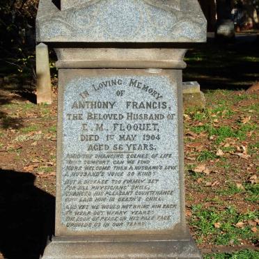 FLOQUET Anthony Francis -1904