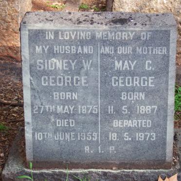 GEORGE Sidney W. 1875-1959 &amp; May C. 1887-1973
