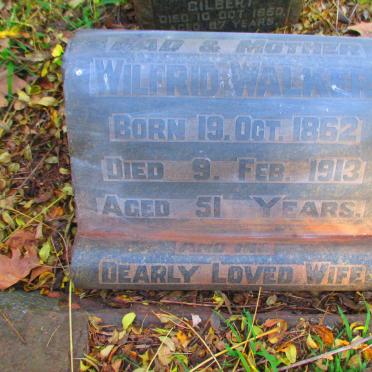 WALKER Wilfred 1862-1913