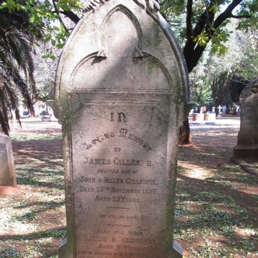 GILLESPIE James -1897 :: CUTHBERT Lizzie B. 