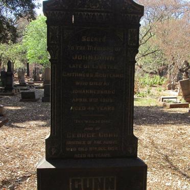 GUNN John -1908 :: GUNN George -1924