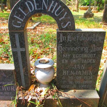 GELDENHUYS Jan Benjamin 1934-1988