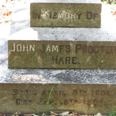HARE John James Proctor 1861-1905