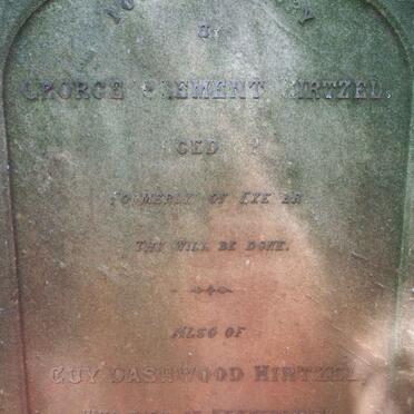 HIRTZEL George Clement  :: HIRTZEL Guy Dashwood -1902_1