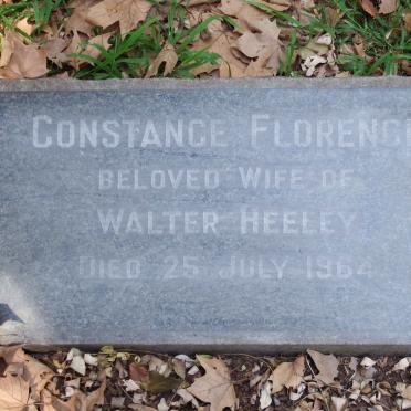 HEELEY Walter Harnden 1868-1922 &amp; Constance Florence -1964