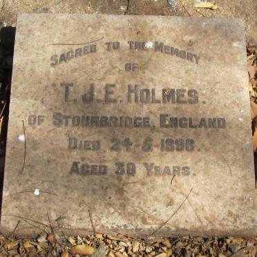 HOLMES T.J.E. -1898 