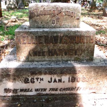 HAWKESWORTH Nellie nee HARVEY -1906