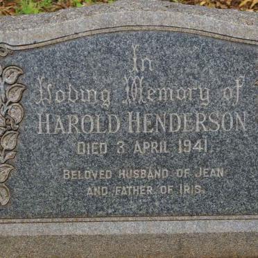 HENDERSON Harold -1941