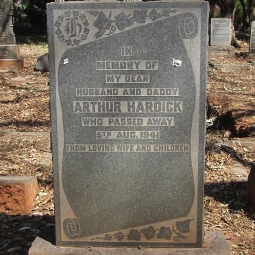 HARDWICK Arthur -1941