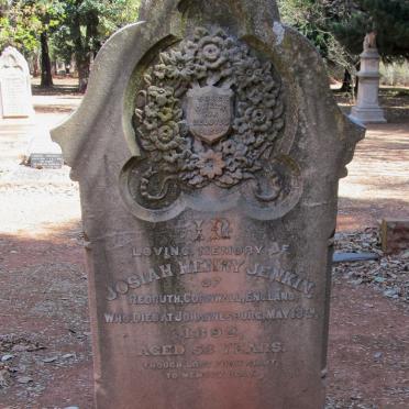 JENKIN Josiah Henry -1982