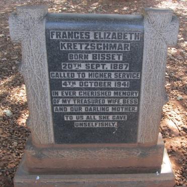 KRETZSCHMAR Frances Elizabeth nee BISSETT 1887-1941