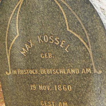 KOSSEL Max 1860-1906