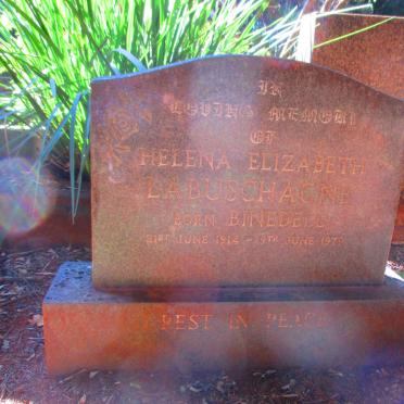 LABUSCHAGNE Helena Elizabeth nee BINEDELL 1914-1979