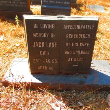 LANE Jack  -1955