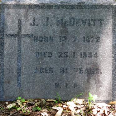 MCDEVITT J.J. 1872-1954