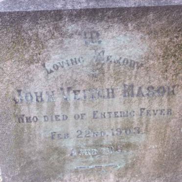 MASON John Veitch -1903