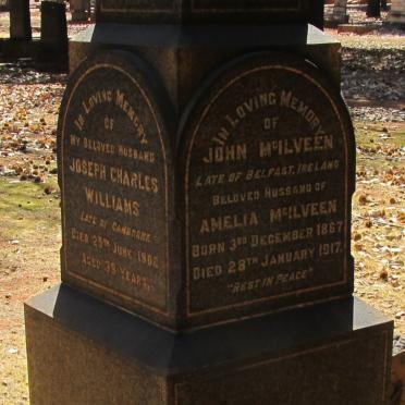 McILVEEN John 1867-1917 :: WILLIAMS Joseph Charles -1908