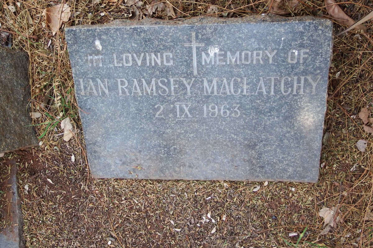 MACLATCHY Ian Ramsey -1963