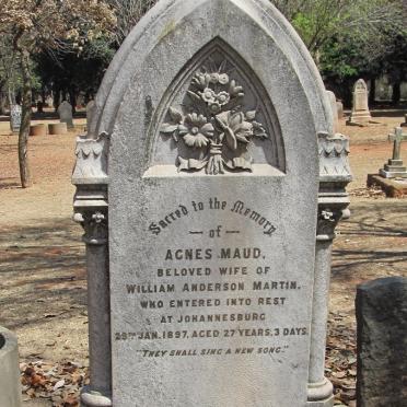 MARTIN Agnes Maud -1897