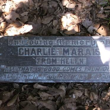 MARAIS Charlie