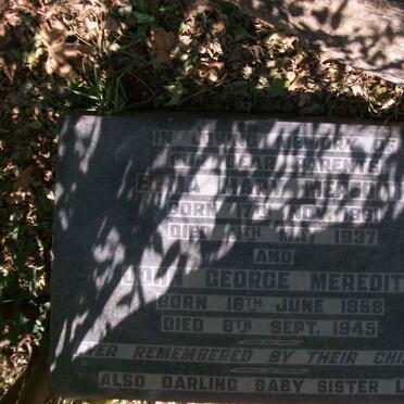 MEREDITH John George 1858-1945 & Emma Mary 1861-1937 :: MEREDITH Lily