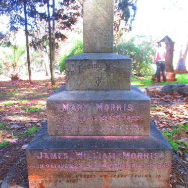 MORRIS James William 1854-1899 & Mary 1855-1898