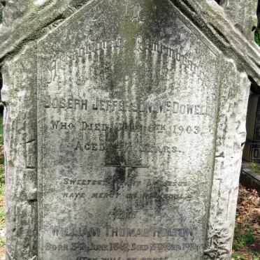 MCDOWELL Joseph Jefferson -1903 :: HOLTON William Thomas 1867-1910 :: HOLTON Richard Joseph