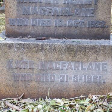 MACFARLANE Kate -1961