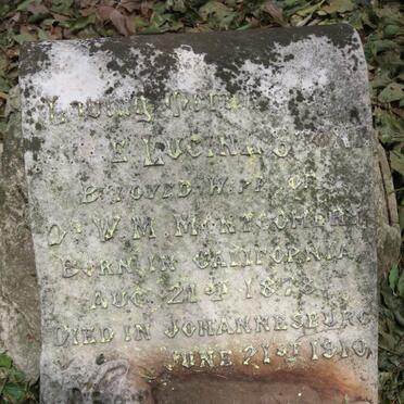 MONTGOMERY Alice Lucina nee STONE 1878-1910