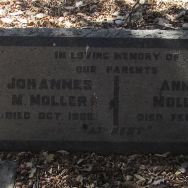 MOLLER Johannes M. -1906 &amp; Annie -1950