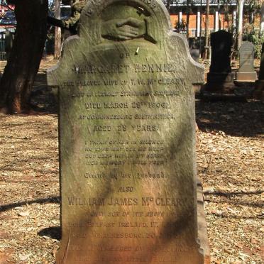 McCLEARY Margaret Rennie -1906 :: McCLEARY William James 190?-1931