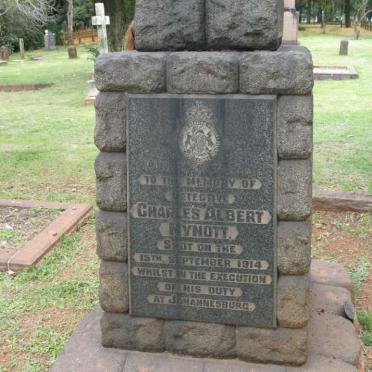 MYNOTT Charles Albert -1914