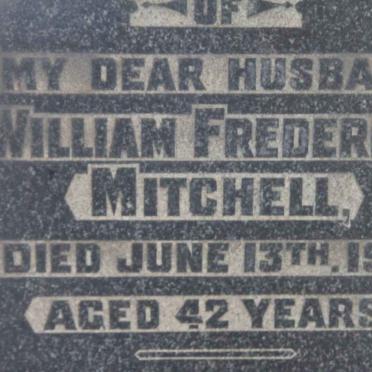MITCHELL William Frederick -1910