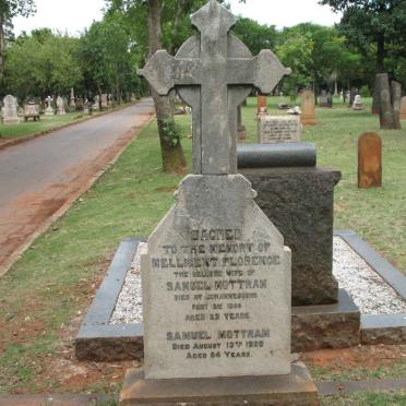 MOTTRAM Samuel -1920 &amp; Mellicent Florence -1889