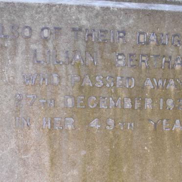 NOBLE Jessie -1898 :: NOBLE Lilian Bertha -1923