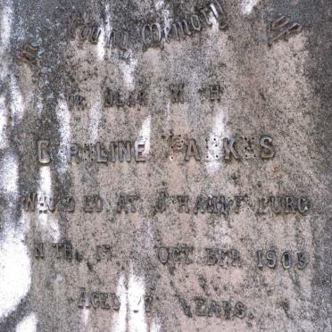 PARKES Caroline -1903