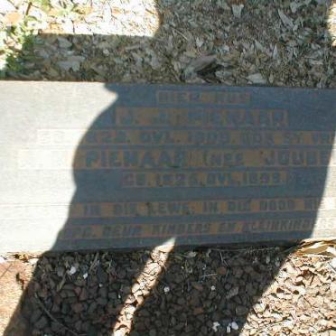 PIENAAR J.J. 1822-1899 &amp; A.M. JOUBERT 1825-1859