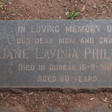 PHILLIPS Jane Lavinia -1960