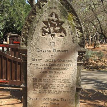 PARKES Mary Tozer -1897 :: TAYLOR Norah Constance nee PARKES 1880-1942